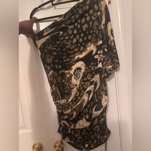 Stylish Animal Print Dress
